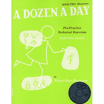MUSIC SALES Burnam EDNA-mae - A Dozen A Day Vol. 2 + CD