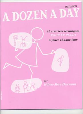 MUSIC SALES A Dozen A Day Initiation Piano - Burnam