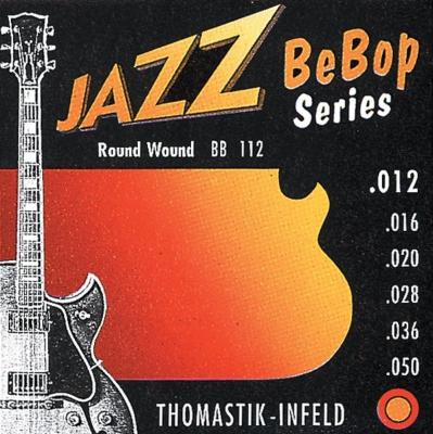 THOMASTIK  Cordes Guitare &eacute;lectriques Jazz BeBop Nickel Round Wound Jeu BB111 Extra Light .011-.047w