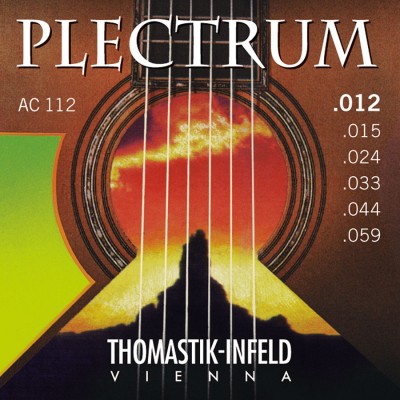 THOMASTIK  Ac112 - Jeu De Cordes Acoustiques "Plectrum" - 12-59