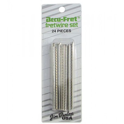 DUNLOP Lot de 24 Frettes Jim  Tube de Frettes 6S6000 Fretwire