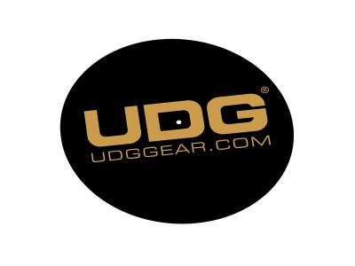 UDG  Ultimate Slipmat Set Black/Gold (la paire)