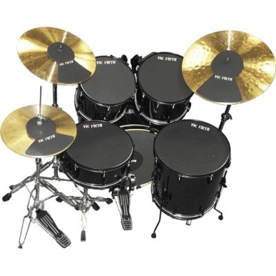 VIC FIRTH  Mutepp7 - Pack Sourdine 11'', 12'', 14'', 14'', 18'', Hi-Hat Et Deux Cymbales
