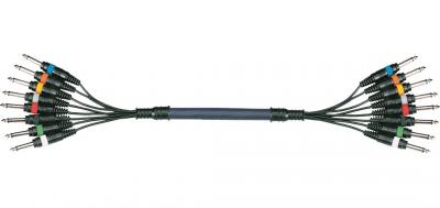 YELLOW CABLE Octopaire 8 Jack Mono 8 Jack Mono 5 M 