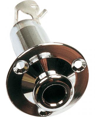 YELLOW PARTS  Ez1391 Jack Attache Courroie Chrome (Type Takamine) Pour Guitare Acoustique
