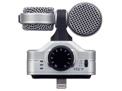 ZOOM  - iQ7 - Microphone st&eacute;r&eacute;o Mid-Side pour iOS (iPhone, iPad, iPod)