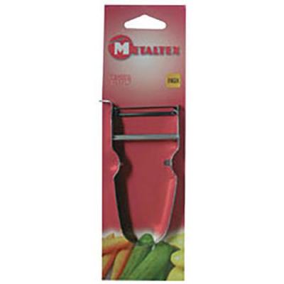 METALTEX  677007 Eplucheur Zack, Acier Inoxydable, Argent, 28 cm