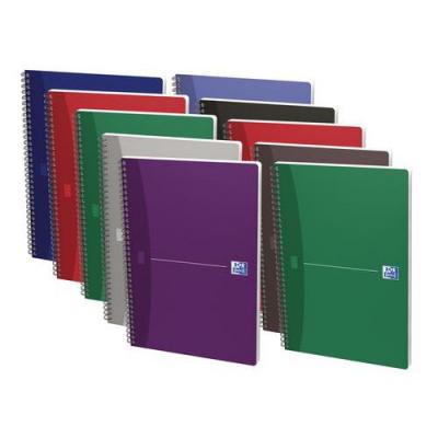 OXFORD Cahier &agrave; spirale  Essential A4 100 pages Mod&egrave;le al&eacute;atoire