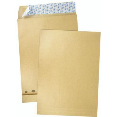 GPV Lot de 50 pochettes kraft brun auto-adh&atilde; sif 260x330mm 120g - 