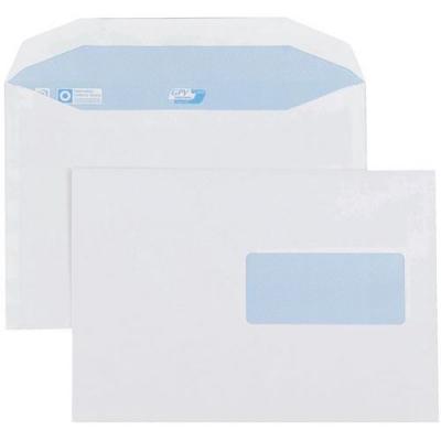 GPV  Bo&icirc;te De 500 Enveloppes 162x229mm Blanches Fen&ecirc;tre 45x100 80g