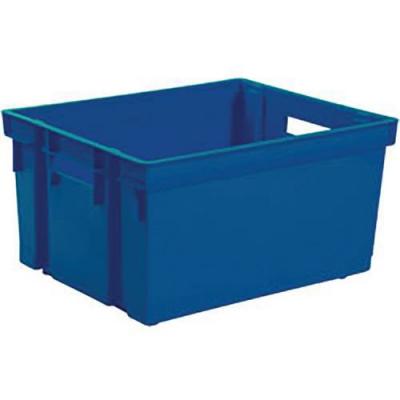 EDA  - Bac de rangement sans couvercle 50 l 56 x 41 x 29,5 bleu min&eacute;ral