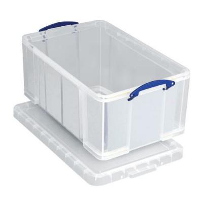 REALLY USE BOX Really Useful Box Bo&icirc;te &agrave; fiche en polypropyl&egrave;ne 64 L Transparent