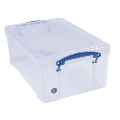 REALLY USEFUL BOX Bac De Rangement Plastique + Couvercle 9l Transparent