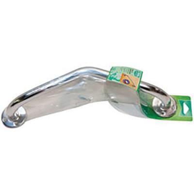GODONNIER Barre d'appui coud&eacute;e -  - Tube en laiton - L:45cm - Chrom&eacute;