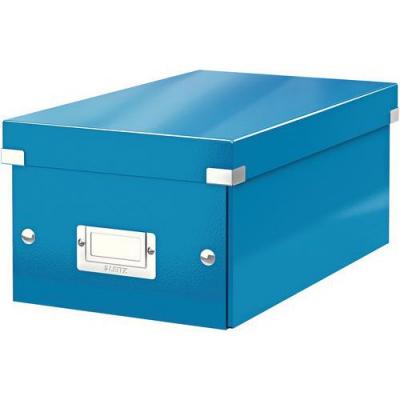 LEITZ  Wow Click & Store 60420036 Bo&icirc;te de Rangement pour DVD Bleu