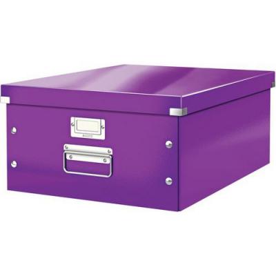 LEITZ   bo&icirc;te de rangement click & store wow, a3, violet noir
