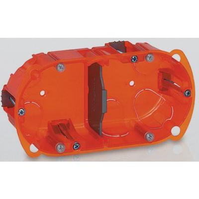 LEGRAND Bo&icirc;te d'encastrement Batibox multimat&eacute;riaux 2 postes - 