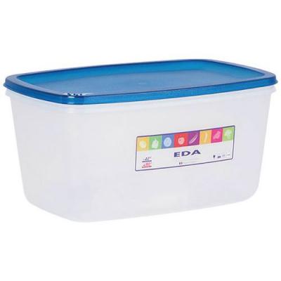 EDA  - Boite rect.5,5l nat couv turquoise acidule ref.10116na-ba.tu