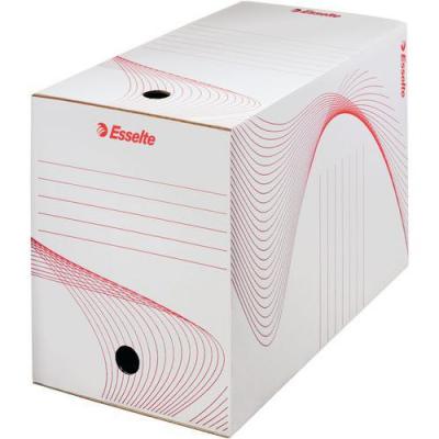 ESSELTE Bo&icirc;te &agrave; archives  - dos de 20 cm - carton ondul&eacute; kraft blanc