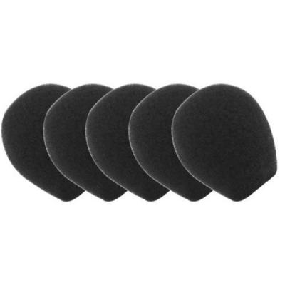 DACOMEX Lot de 5 bonnettes microphone  pour casque (noir) MRD-MT001