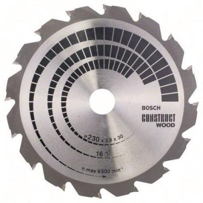 BOSCH  - 2608640635 Lame de scie circulaire Construct Wood