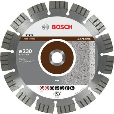BOSCH Disque &agrave; tron&ccedil;onner diamant&eacute; Best for Abrasive, 180 x 22,23 x 2,4 x 12 mm  2608602682