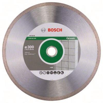 BOSCH  - Disque &agrave; tron&ccedil;onner diamant&eacute; pour c&eacute;ramique 300x30/25,4x2,8mm