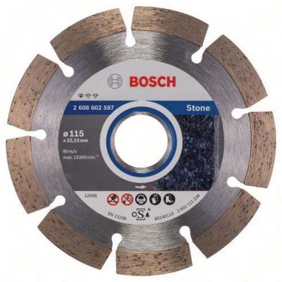 BOSCH  - Diamant disque de coupe standard pour Stone. 115 x 22,2