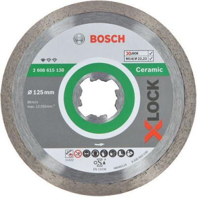 BOSCH Disque diamant X-Lock Standard Ceramic  125 mm - 2608615138