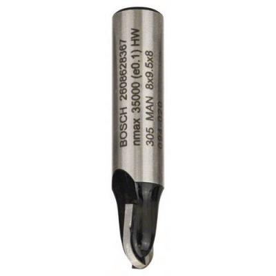 BOSCH  2 608 628 367 Fraise &agrave; Canneler 8 Mm 6 X 24,7 X 13 X 40 Mm