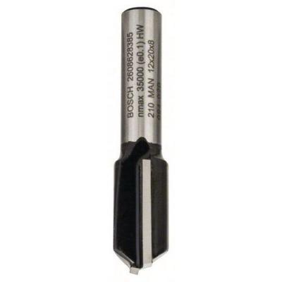 BOSCH Fraises &agrave; rainurer droit 8 mm, D1 12 mm, L 20 mm, G 51 mm 1pc