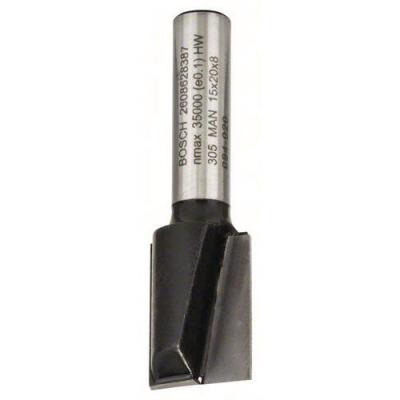 BOSCH Fraises &agrave; rainurer droit 8 mm, D1 15 mm, L 20 mm, G 51 mm 1pc