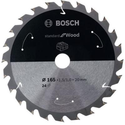 BOSCH  Lame de scie circulaire Standard for Wood pour scies sans fil 190x1.6/1.1x30, T60 - 2608837711