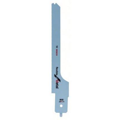 BOSCH Lame de scie-sabre M 722 EF pour scie &eacute;go&iuml;ne multifonction  PFZ 500 E, Flexible for Metal  Accessories 2608656973 Longueur lame de scie 235 mm 