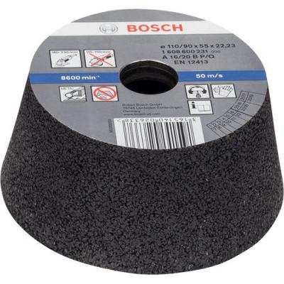 BOSCH Meule boisseau  conique-m&eacute;tal/coul&eacute;e 90 mm 110 mm 55 mm 55 mm 16