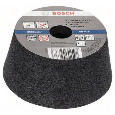 BOSCH  - 1608600240 Meule boisseau conique &ndash; Pierre/b&eacute;ton