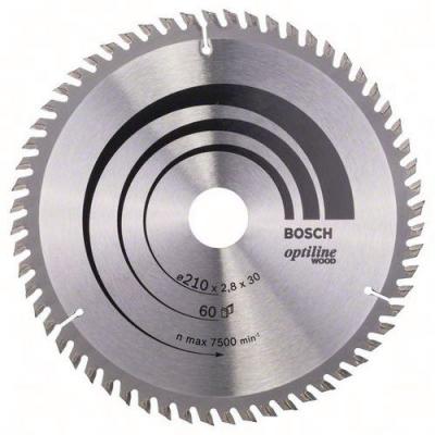 BOSCH  Lame De Scie Circulaire 210X30, 60 Dents