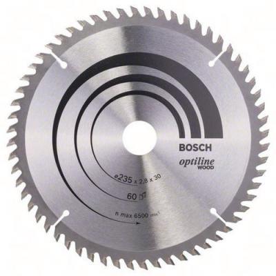 BOSCH  Lame de scie circulaire Optiline Wood 235...