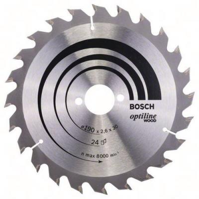BOSCH Lame de scie circulaire 190x30, 24 Dents 