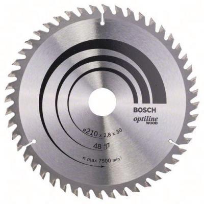 BOSCH  - 2608640623 Lame de scie circulaire Optiline Wood