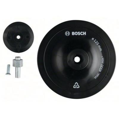 BOSCH  Accessories Plateaux de Pon&ccedil;age avec Queue de Serrage, 125mm