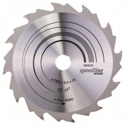 BOSCH  Accesorios Lame De Scie Circulaire Pour Bois Se Wo H 160x20-12