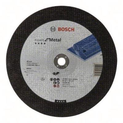BOSCH Disque &agrave; tron&ccedil;onner &agrave; moyeu plat Expert for Metal A 24 R BF, 300 mm, 20,00 mm, 3,5 mm 1pc