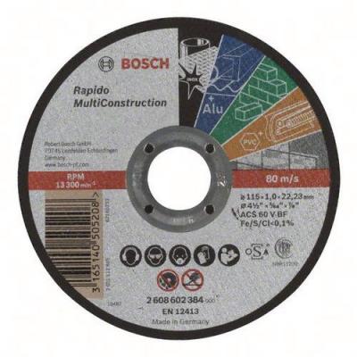 BOSCH Disques &agrave; tron&ccedil;onner Multi Construction &ndash; Rapido - 