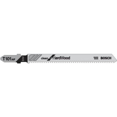 BOSCH Lame de scie sauteuse T 101 AIF Clean for Hard Wood 3pc