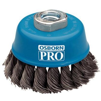 OSBORN  0002608151 M140.50 Mm Twisted Steel Cup Circular Brush Bleu