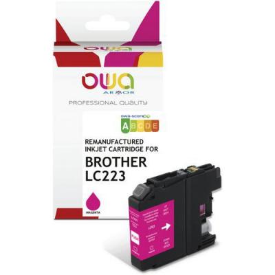 OWA Brother Lc223 Cartouche D'encre Remanufactur&eacute;e Magenta