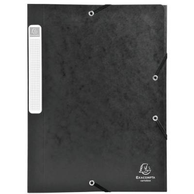 EXACOMPTA Bte De Class. Cartobox Dos 40mm Cte Lustr&eacute;e A4 Noir