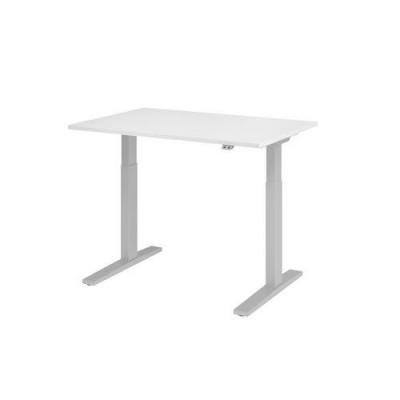 HAMMERBACHER Bureau &Eacute;lectrique S&eacute;rie Xmka 120cm Blanc/alu