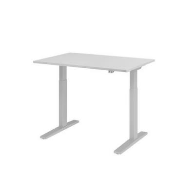 HAMMERBACHER Bureau &Eacute;lectrique S&eacute;rie Xmka 120cm Gris/alu